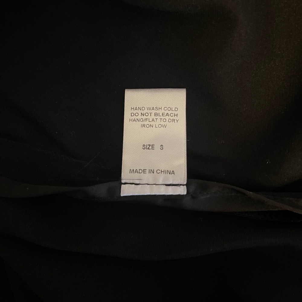 12th Tribe Black Button Down with White Flame Design - Picture 6 of 7